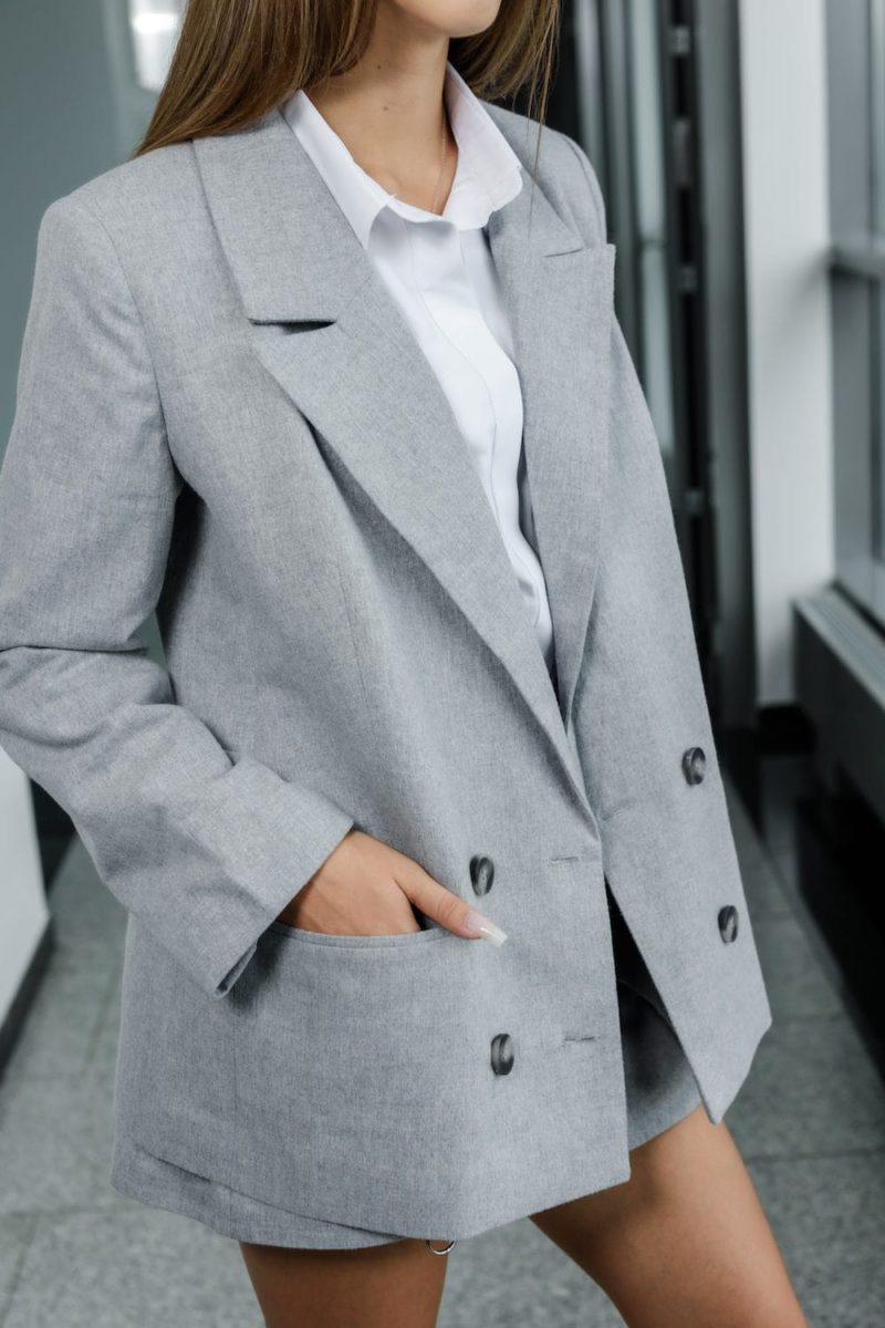 Двобортний жакет April з костюмної тканини - 3 Двобортний жакет April з костюмної тканини від - 2