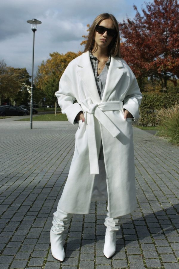 Пальто жіноче April оверсайз з кашеміру