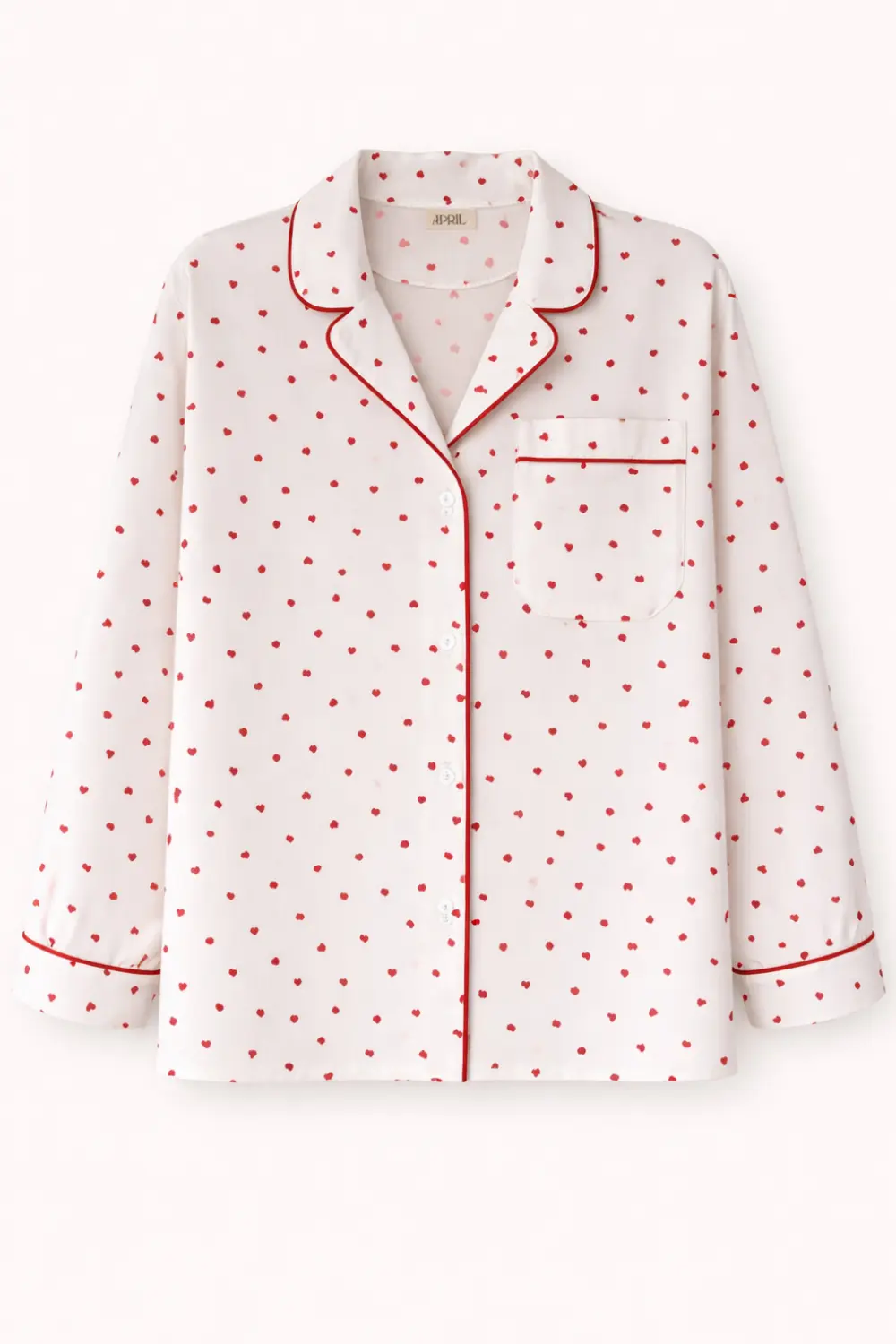 Піжама жіноча April з фланелі принт серця - 11 Піжама жіноча April з фланелі принт серця - Зображення 9