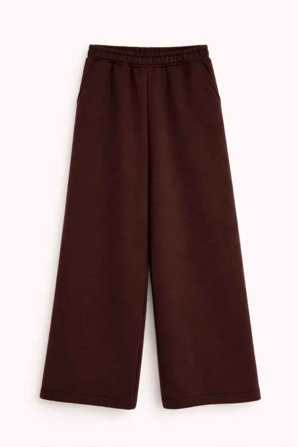 Теплі штани на флісі жіночі April Скай широкі